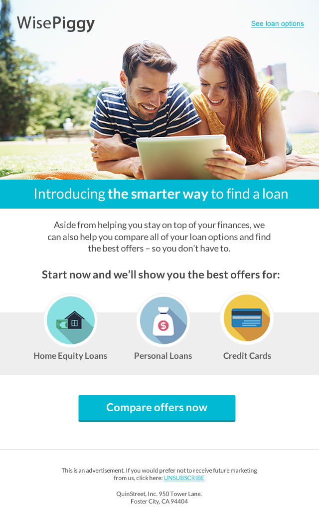 Email / social ad example 2