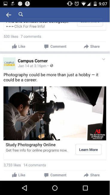 Email / social ad example 4