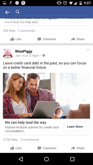 Email / social ad example 5